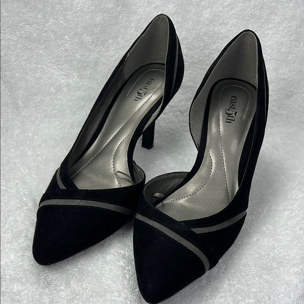 East 5th Saks Fifth Avenue Black Heels Classic Design